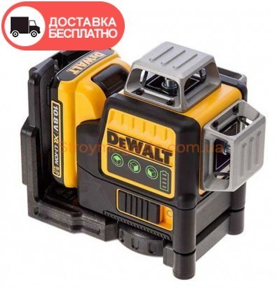 Лазер самовыравнивающийся 3-х плоскостной DeWalt DCE089D1G