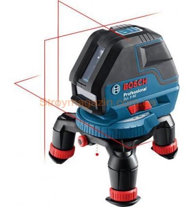 Линейный лазерный нивелир Bosch GLL 3-50 Professional в кейсе L-BOXX