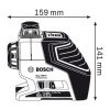 Линейный лазерный нивелир Bosch GLL 3-80 P Professional со штативом BS 150 - изображение 2