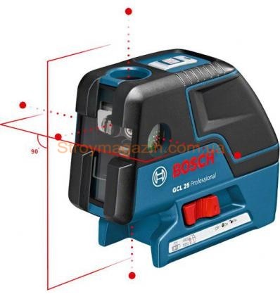 Комбинированный лазер Bosch GCL 25 Professional с держателем BM 1