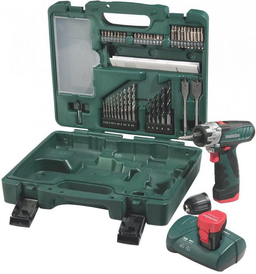 Аккумуляторный шуруповерт Metabo PowerMaxx BS Basic Mobile Workshop