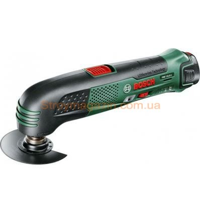 Аккумуляторный многофункциональный инструмент Bosch PMF 10,8 LI с аккумулятором 2,0 Ач