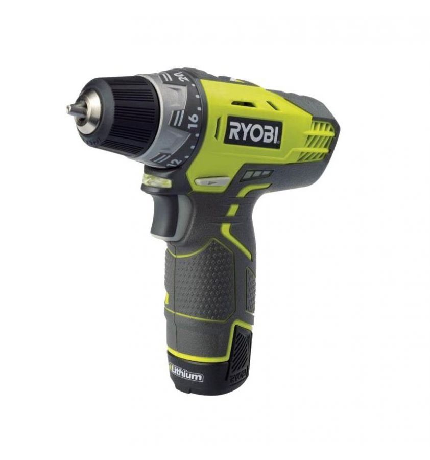 Аккумуляторный шуруповерт RYOBI R12DD-LL13S