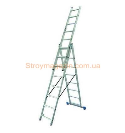 Лестница-стремянка трехсекционная POWER TEC 3х7