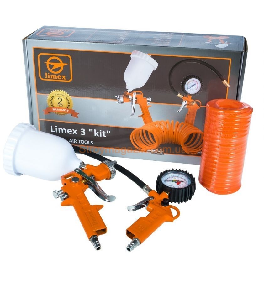 Набор пневмоинструмента Limex 3 kit