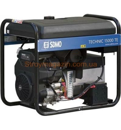 Генератор бензиновый SDMO TECHNIC 15000 TE (Электростарт)