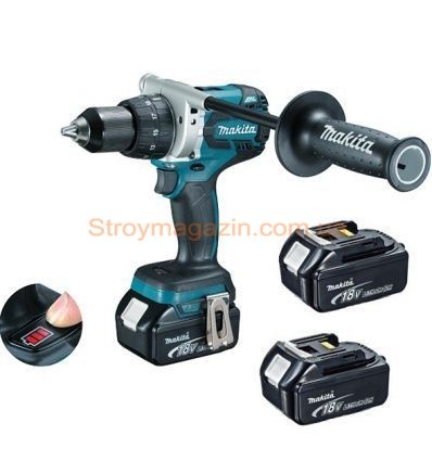 Аккумуляторная дрель-шуруповерт Makita DDF 481 RFE3