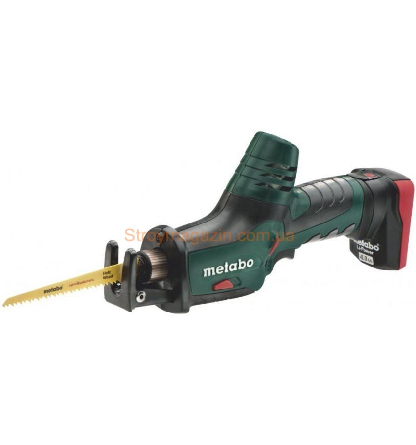 Пила сабельная аккумуляторная Metabo PowerMaxx ASE (4 Ач. MetaLoc кейс)