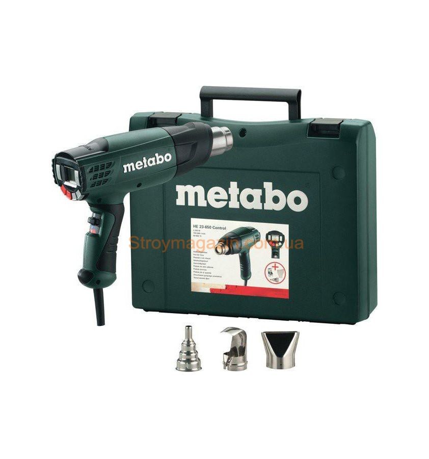 Фен технический Metabo HE 23-650 Control+кофр