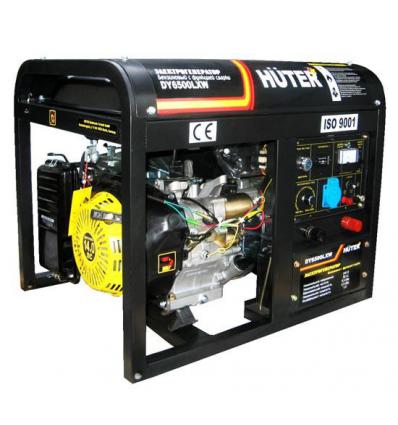Генератор бензиновый Huter DY 6500 LXW с функцией сварки
