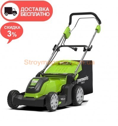 Электрическая газонокосилка Greenworks GLM1241