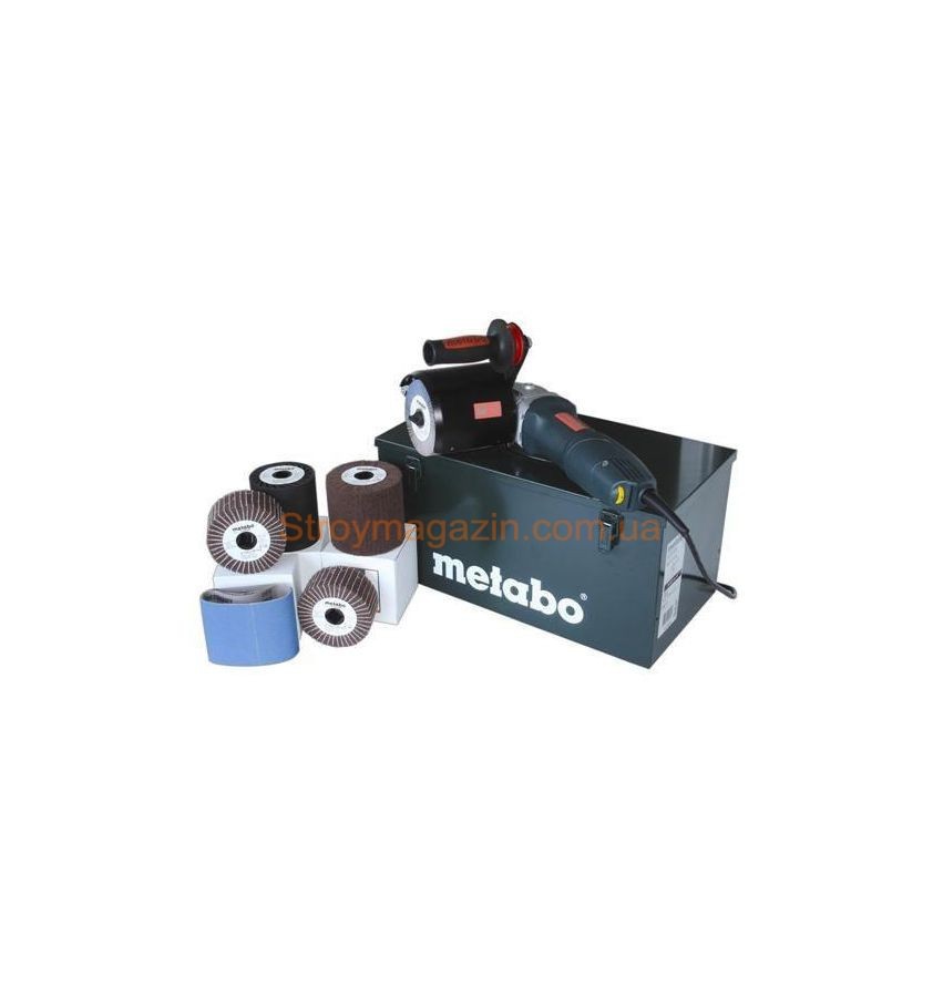 Щеточная шлифовальная машина Metabo SE 12-115 SET