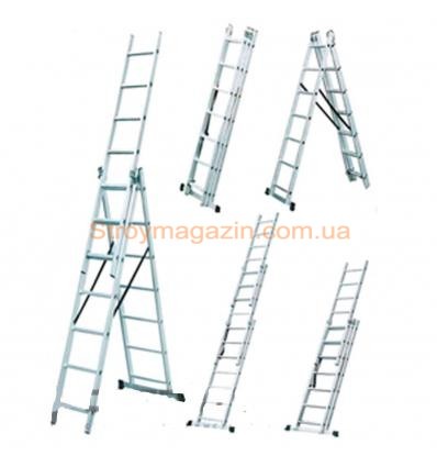 Лестница-стремянка трехсекционная Werk LZ3208B