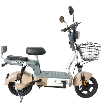 Велосипед с электромотором SPARK VOLT 14" 48V/400W/12Ah Чёрный