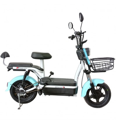 Велосипед с электромотором SPARK CITY 14" 48V/500W/20Ah Чёрный