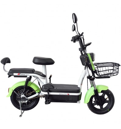 Велосипед с электромотором SPARK CITY 14" 48V/500W/20Ah Чёрный