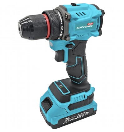 Шуруповерт аккумуляторный GRAND ДА-20/2 BL PRO Brushless