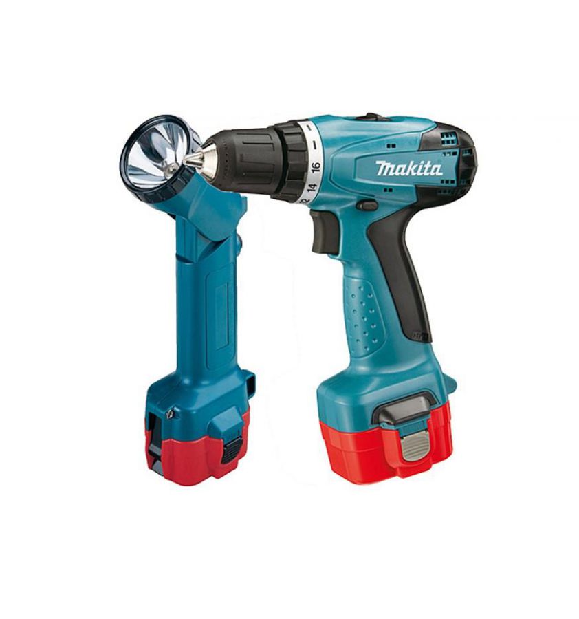 Аккумуляторная дрель-шуруповерт MAKITA 6261DWLE