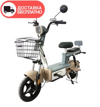 Велосипед с электромотором SPARK VOLT 14" 48V/400W/12Ah Чёрный