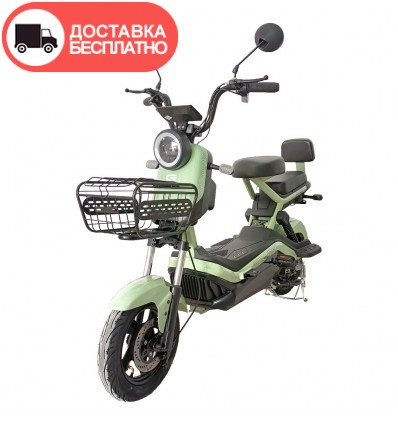 Велосипед с электромотором SPARK GLIDE 14" 60V/500W/20Ah Зеленый