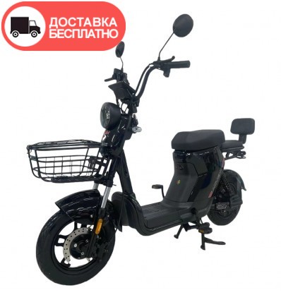 Велосипед с электромотором SPARK ADVENT 14" 48V/500W/20Ah Черный