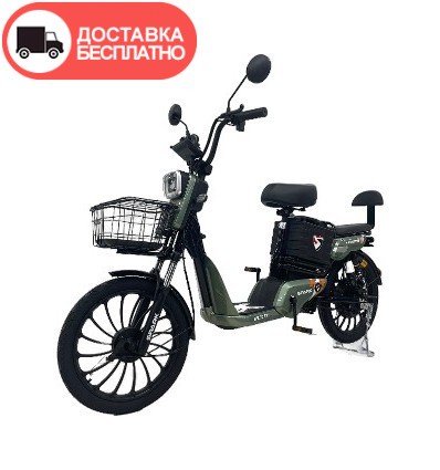 Велосипед с электромотором SPARK RIDER PRO 20" 48V/650W/20Ah Зеленый