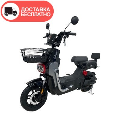 Велосипед с электромотором SPARK TOUR 14" 60V/500W/20Ah Чёрный с серым