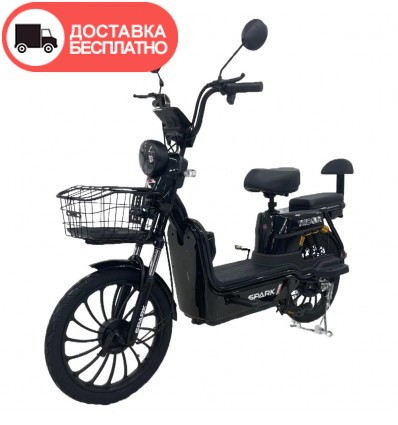 Велосипед с электромотором SPARK RIDER 20" 48V/500W/20Ah Черный