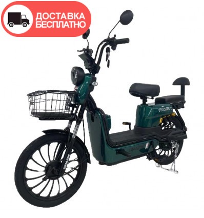 Велосипед с электромотором SPARK RIDER 20" 48V/500W/20Ah Зеленый