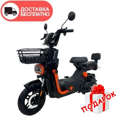 Велосипед с электромотором SPARK GLIDE 14" 60V/500W/20Ah Чёрный