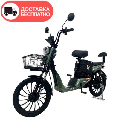 Велосипед с электромотором SPARK RIDER PRO 20" 48V/650W/20Ah Зеленый