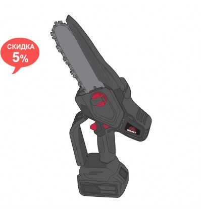 Цепная пила аккумуляторная Vitals AKZ 1815-2n