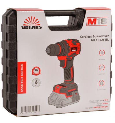 Дрель-шуруповерт аккумуляторная Vitals AU 12/2KP QC