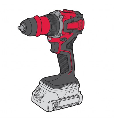 Дрель-шуруповерт аккумуляторная Vitals AU 12/2KP QC
