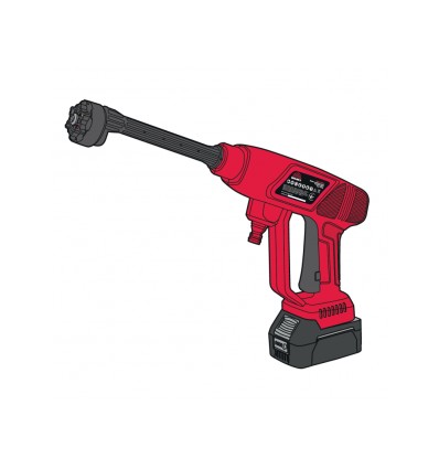 Мойка высокого давления акумуляторная Vitals Am 1830n-1Kit