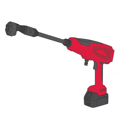 Мойка высокого давления акумуляторная Vitals Am 1830n-1Kit