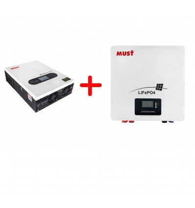 Аккумуляторная батарея MUST LP1600-24100, 24V 100Ah, LiFePO4