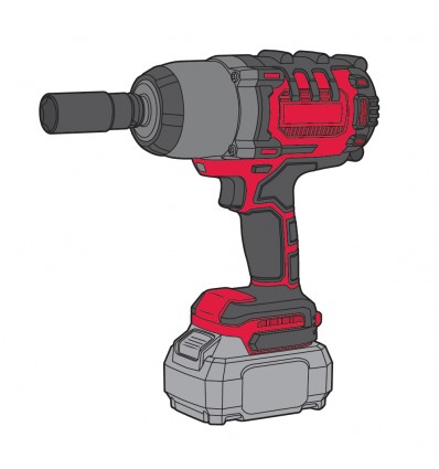 Гайковерт аккумуляторный Vitals Master AT 18100c BL