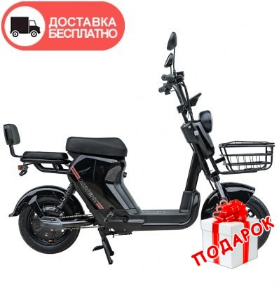 Велосипед с электромотором SPARK ADVENT 14" 48V/500W/20Ah Черный