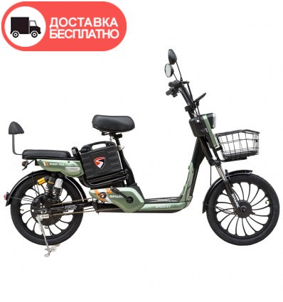 Велосипед с электромотором SPARK RIDER PRO 20" 48V/650W/20Ah Зеленый