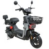 Велосипед с электромотором SPARK TOUR 14" 60V/500W/20Ah Чёрный с серым - изображение 2
