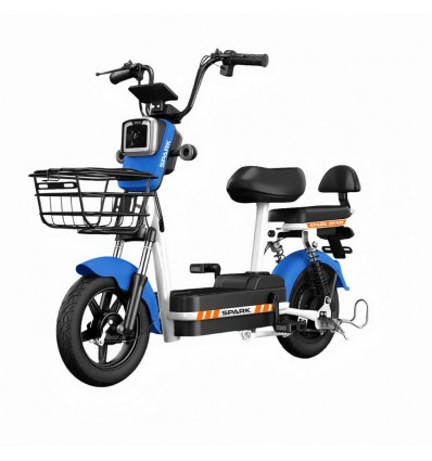 Велосипед с электромотором SPARK COMPACT 14" 48V/400W/12Ah Чёрный