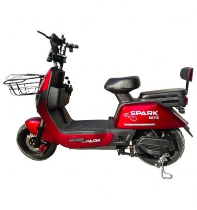 Велосипед с электромотором SPARK BITE 60V/1000W/20Ah 14" Красный