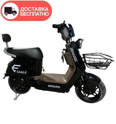 Велосипед с электромотором SPARK EAGLE 60V/1000W/20Ah 14" Черный