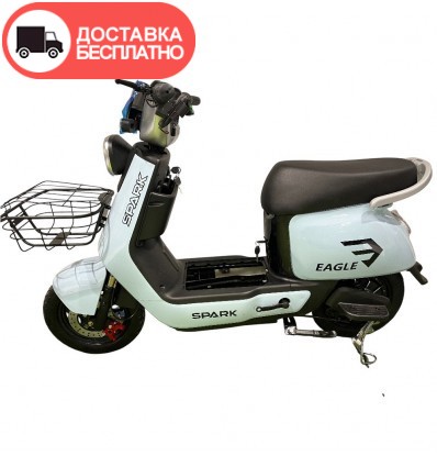 Велосипед с электромотором SPARK EAGLE 60V/1000W/20Ah 14" Голубой