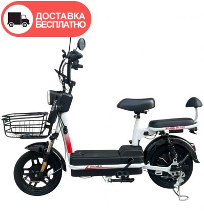 Велосипед с электромотором SPARK COMPACT 14" 48V/400W/12Ah Голубой