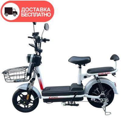 Велосипед с электромотором SPARK BUDDY 14" 48V/500W/12Ah Серый