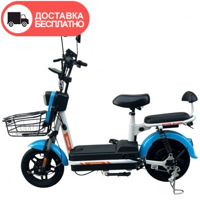 Велосипед с электромотором SPARK BLOOM 14" 48V/400W/12Ah Синий