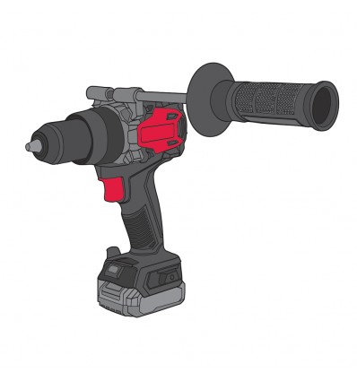 Дрель-шуруповерт аккумуляторная Vitals Professional AU 18120 BL SmartLine+