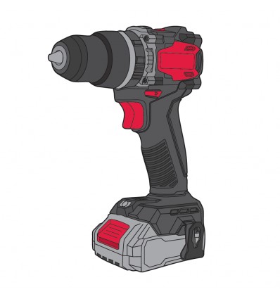 Дрель-шуруповерт аккумуляторная Vitals Professional AU 18120 BL SmartLine+